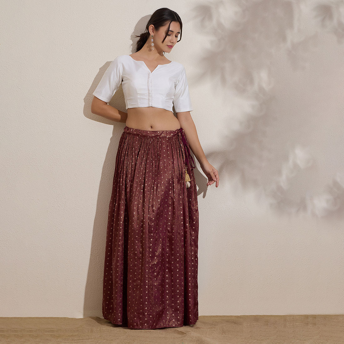 The Blouse Originals Stretchable White Silk Sweetheart Neck Flexi Fit Readymade Saree Blouse